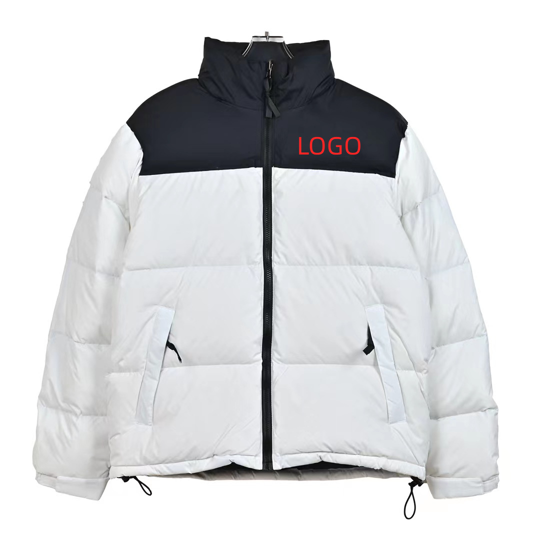 American Version North Face down Jacket Winter Popular down Jacket Men's and Women's Same Thickened White Duck down Couple Color Matching