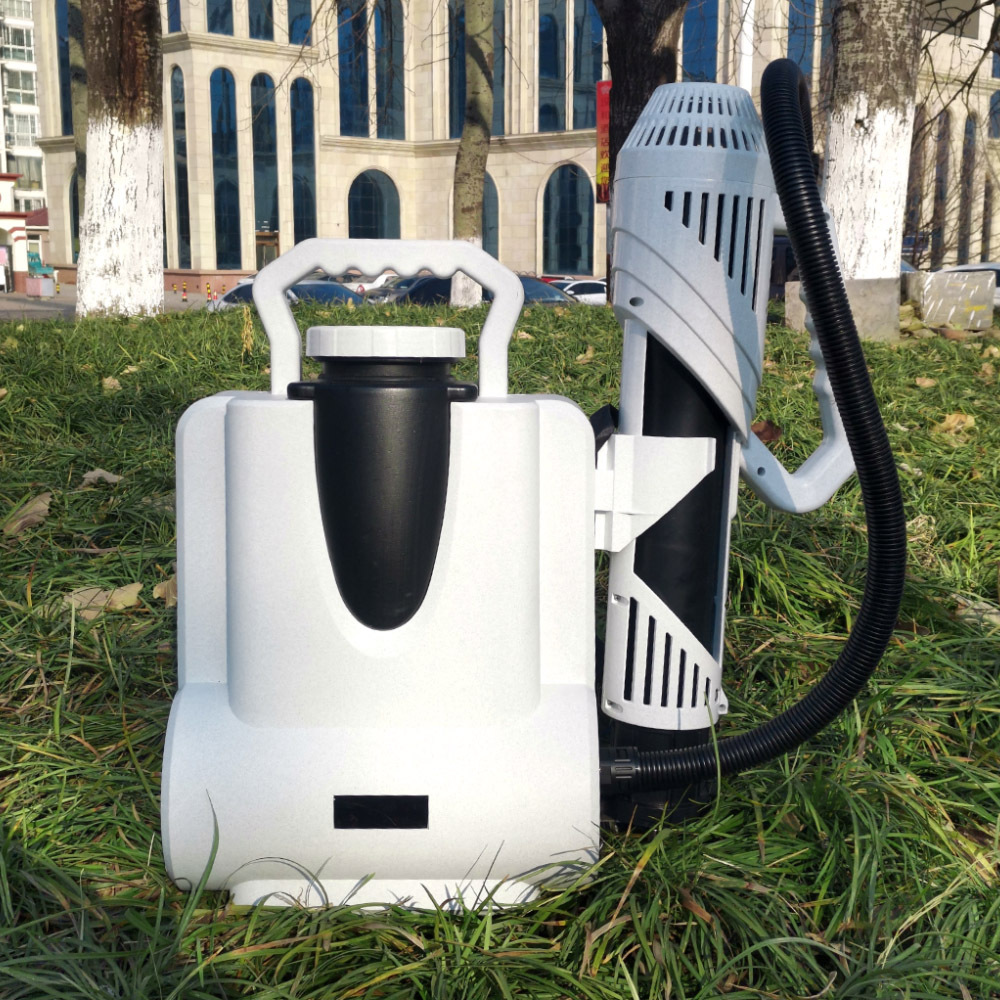 出口美国背负式静电喷雾器 10l带风筒空气消毒机 酒店气溶胶消毒