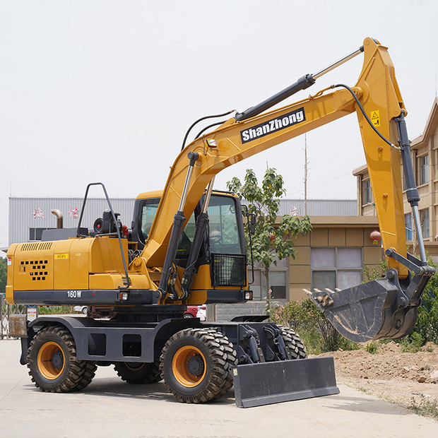150轮挖 轮式挖掘机价格 皮轮钩机 胶轮挖掘机 质量稳定 动力强劲