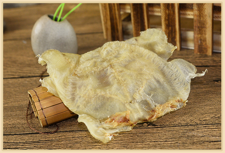 13头开片赤鱼肚 成鱼胶 荷包肚赤胶深海石斑胶花胶食材干货500g