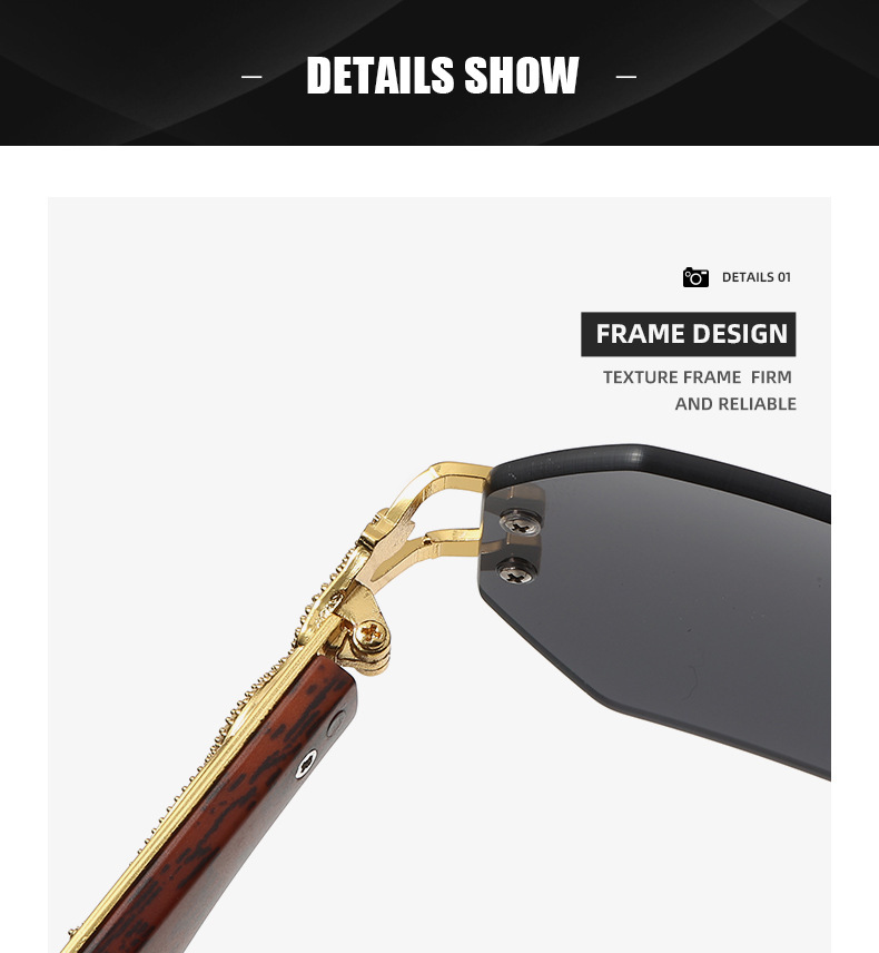 New retro wood-grain leopard temple sunglasses for men, European and American square frame driving cheetah decorative sunglasses for cross-border wholesale pic 12