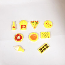 9件套仿真食物玩具套装儿童塑料甜点沙盘餐具过家家摆件