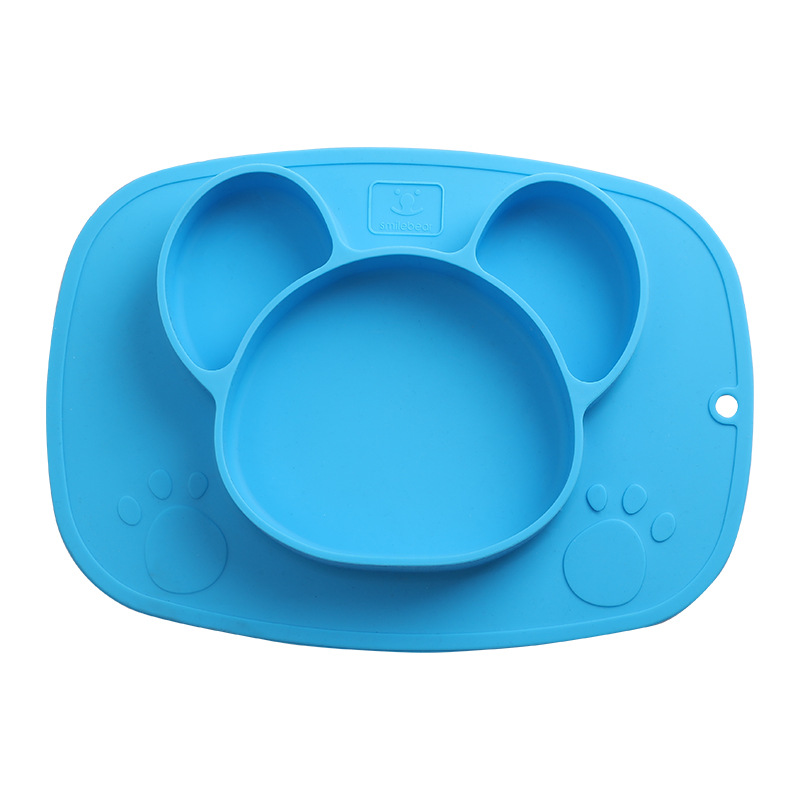 Baby Self-Eating Training Complementary Food Silicone Bowl Baby Separated Non-Slip Heat-Resistant Snack Catcher Maternal and Child Supplies Tableware