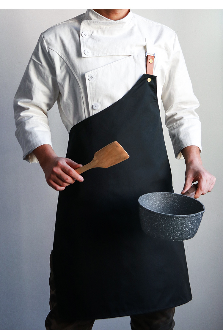 厨师服餐饮烘焙西餐厅主厨后厨房厨师工作服男长袖中国风定制logo