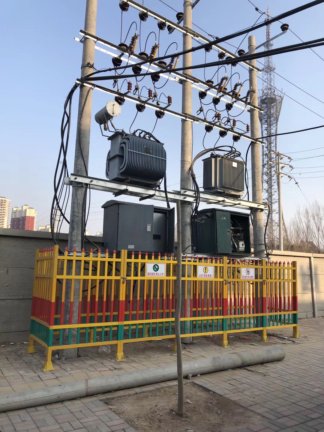 厂家批发变压器围栏 电力安全绝缘玻璃钢护栏 变压器围栏加工批发