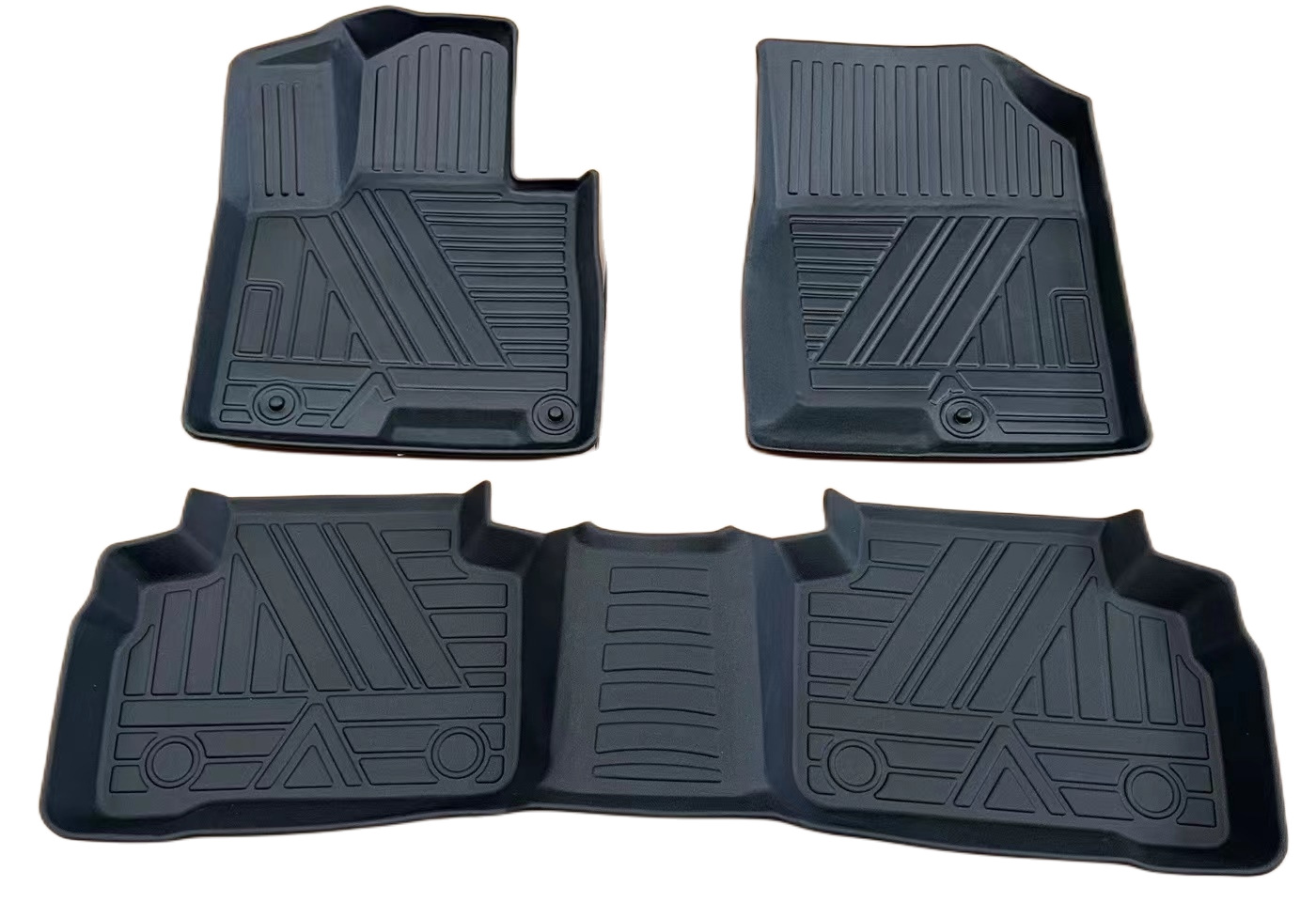 TPE Car Foot Mat 2023 Lion Run Used in the United States, North America, South America and Europe Special Car Waterproof and Hard-Wearing