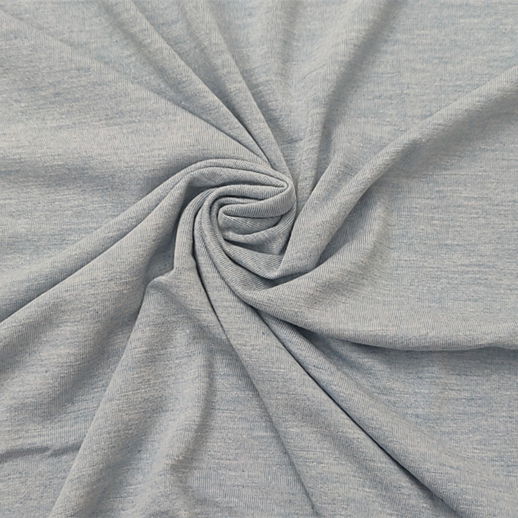 40支rt人棉涤纶混纺拉架面料 春夏冰丝凉感t恤瑜伽服背心内裤汗布