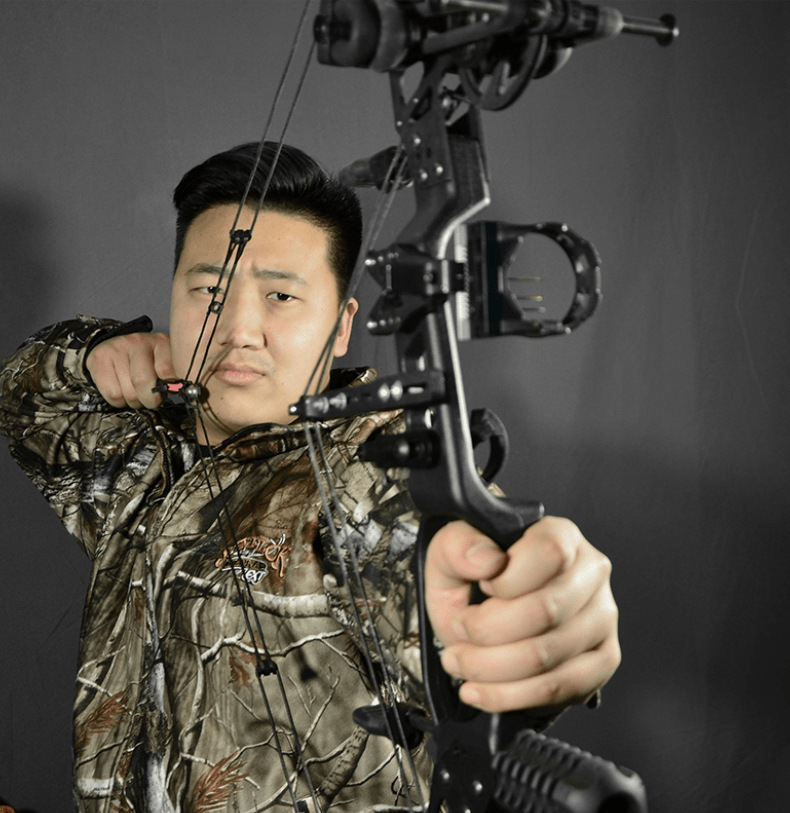 国产掠食者复合弓射箭打弹珠复合弓射鱼滑轮大威力70磅猎弓非猛禽