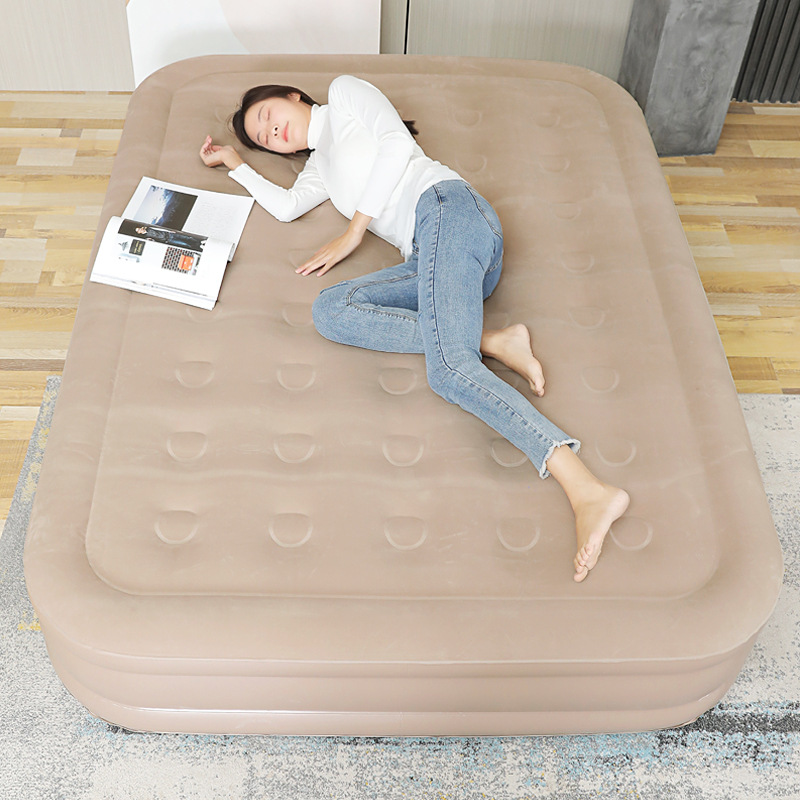 Outdoor Camping Camping Heightened Moisture-Proof Inflatable Mattress Automatic Inflatable Mattress Camping Floatation Bed Double