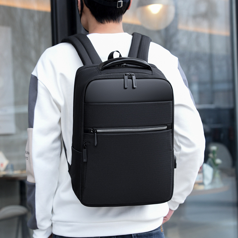 Business Backpack USB Fashion Casual Backpack Large Capacity Travel Bag Computer Backpack Women's Backpack Printing