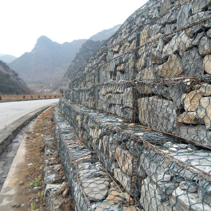 厂家供应拧花小六角石笼网山坡护坡喷浆网植草挂网库存大价格优惠