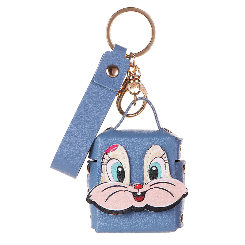 Cartoon Cute Mini Rabbit Pattern Bag Multi-Color Girl Bluetooth Headset Keychain Bag