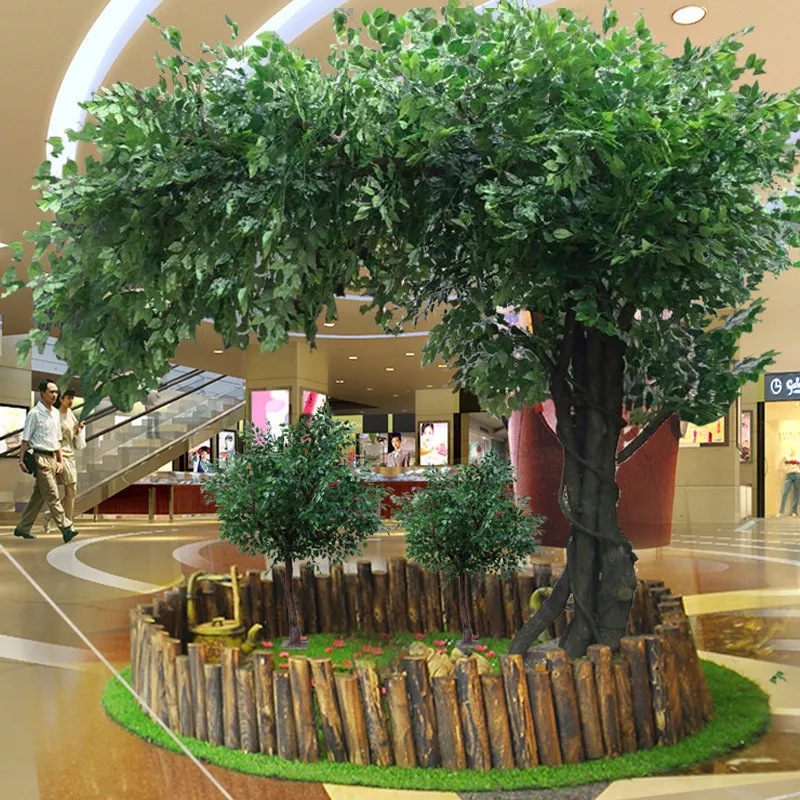 仿真榕树 大型仿真植物酒店许愿树大厅婚庆工程室内造景装饰假树