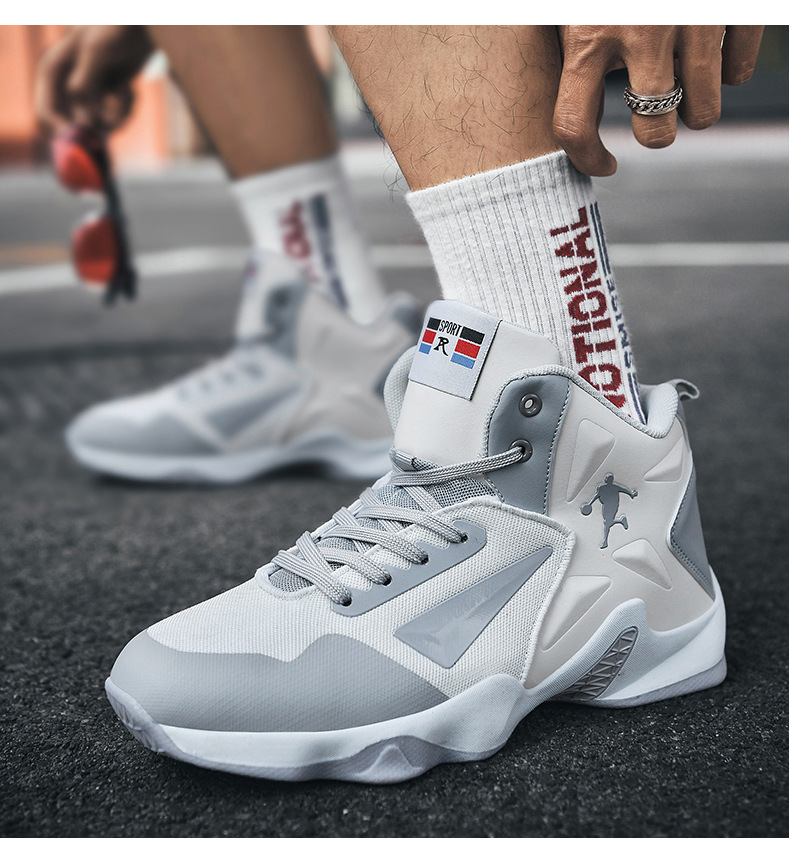 aj男鞋夏季2021新款青少年透气鞋子男潮牌鸳鸯球鞋男篮球