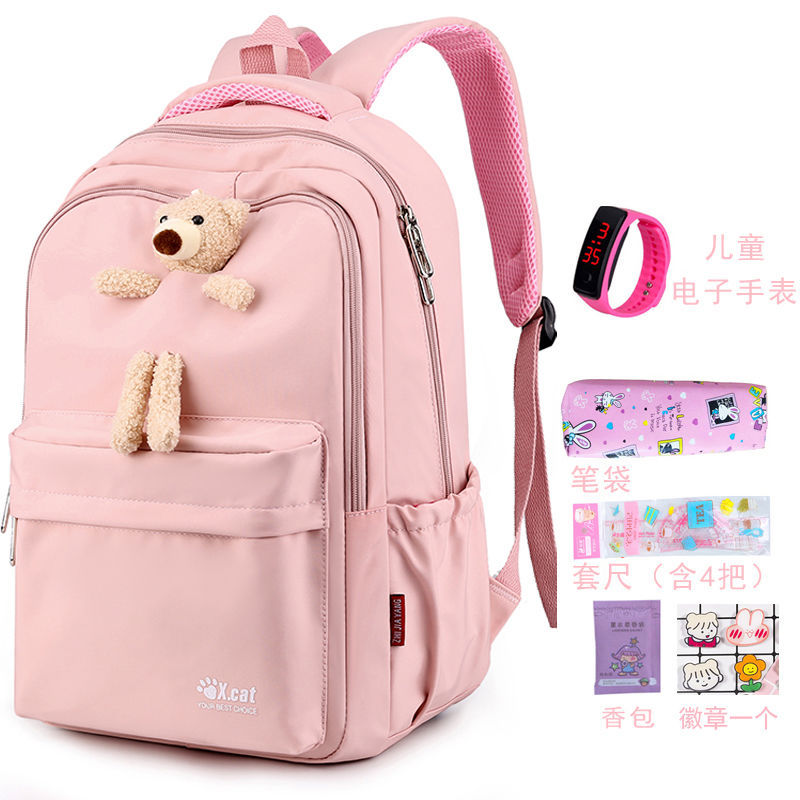 书包女小学生韩版公主可爱二三四五六年级大容量轻便防水多层网红