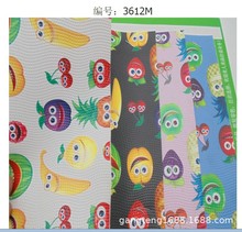 新款印花 皮革卡通儿童箱包 水果纹香蕉西瓜 笑脸梨草莓玩具3612M
