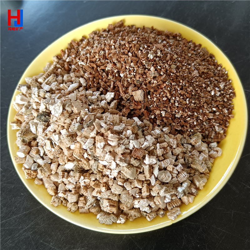 现货孵化园艺蛭石颗粒 暖贴蛭石 灭火器过滤器冷藏库用蛭石粉