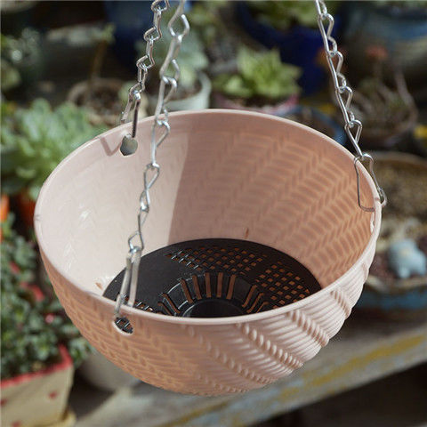 垂吊塑料吊篮花盆吊兰盆悬挂壁挂式吊篮绿萝吊篮盆栽小吊篮多肉盆