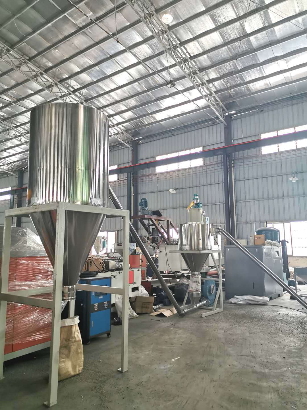 双螺杆造粒机塑料颗粒pvc粉料热切双螺杆造粒机广东厂家直供