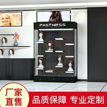 烤漆玩具动漫手办柜带灯可调节玻璃展示柜假发奢侈品包包展示架