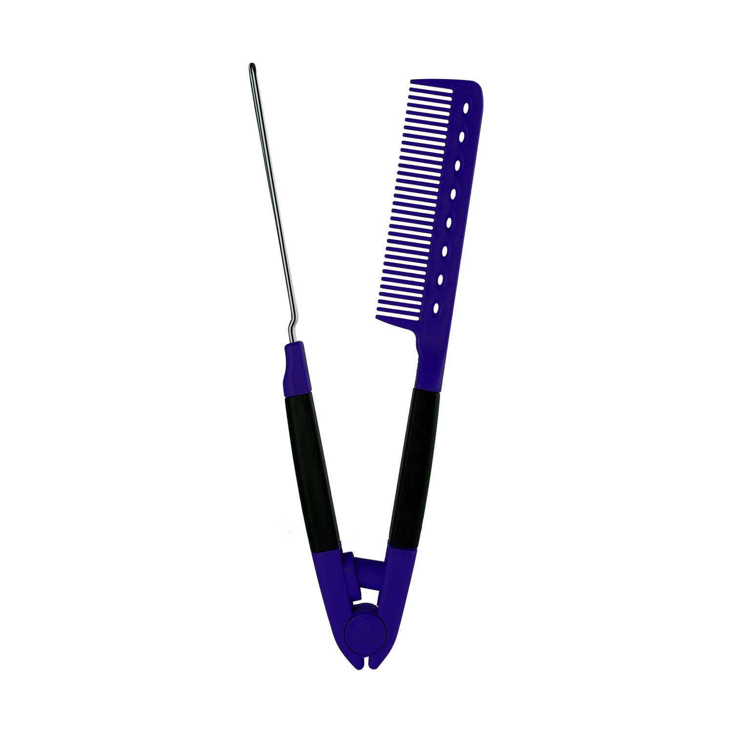 Spot Hairdressing V-Shaped Straight Hair Styling Comb Hair Care Does Not Hurt Hair Salon Comb Hair Comb Carbon Fiber Clamp Comb Wholesale