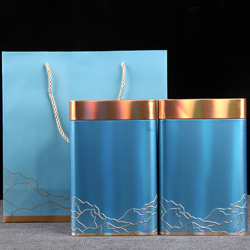 批发茶叶盒包装铁罐空盒包装盒通用大号可装普洱红茶白茶绿茶等