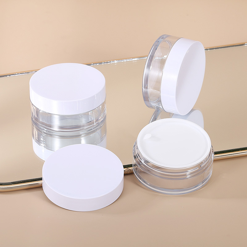 厂家批发膏霜瓶68牙46克护肤品分装瓶透明面霜瓶眼霜瓶化妆品包装