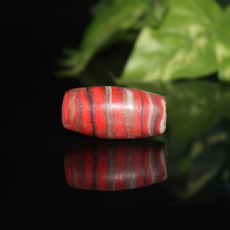 古珠老珠子收藏 中古老琉璃缠丝桶珠鼓珠配饰 老琉璃珠子桶珠批发