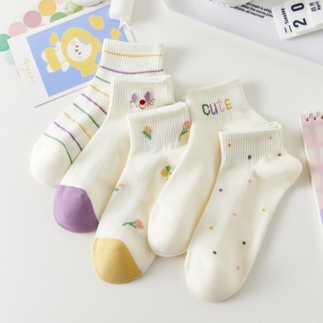 袜子女短筒春夏季女生防臭可爱日系浅口少女ins风学生百搭隐形袜