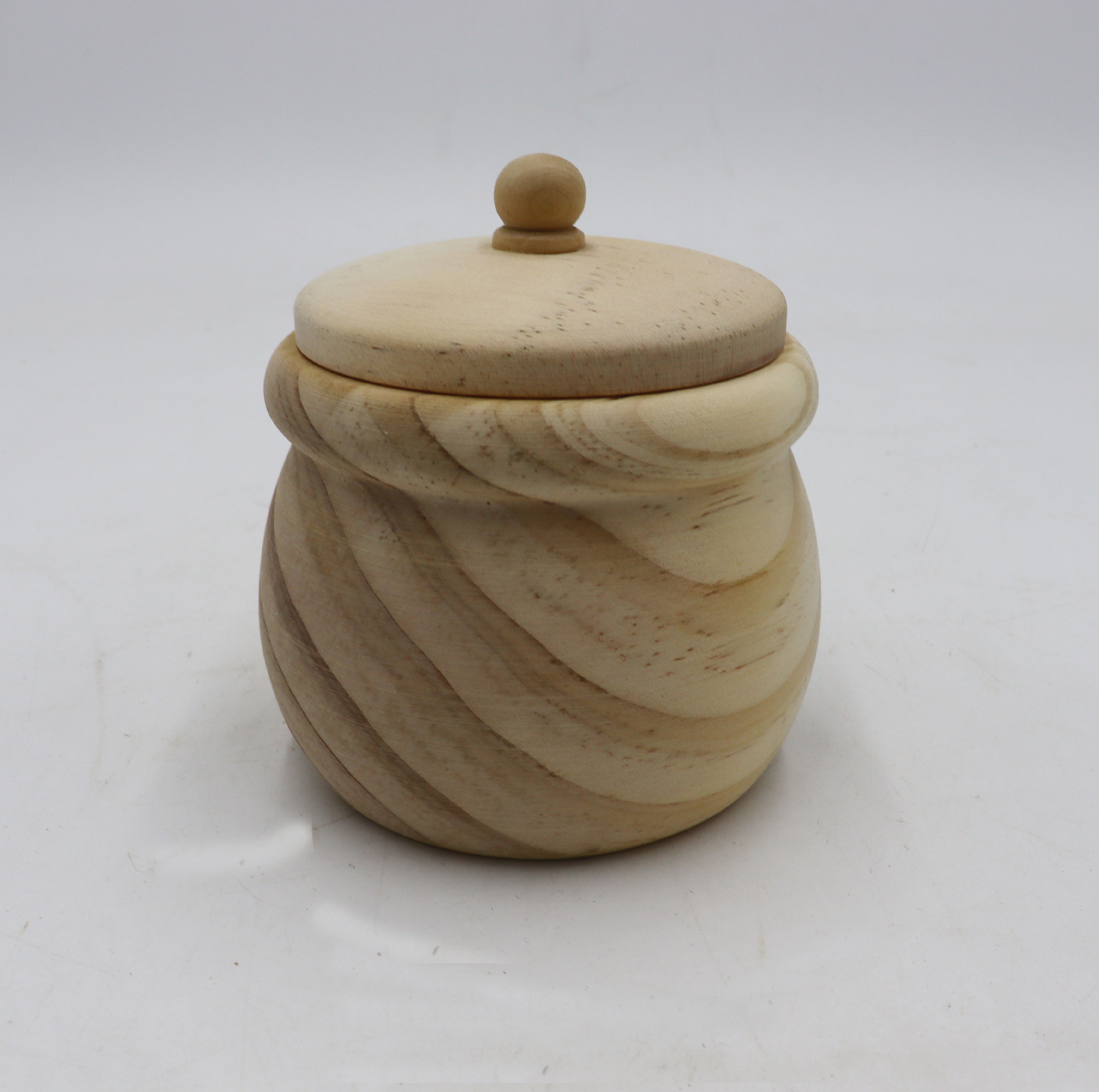 原木掏挖木质圆形木桶 提手木盖木质茶叶桶车床加工松木罐子-阿里巴巴