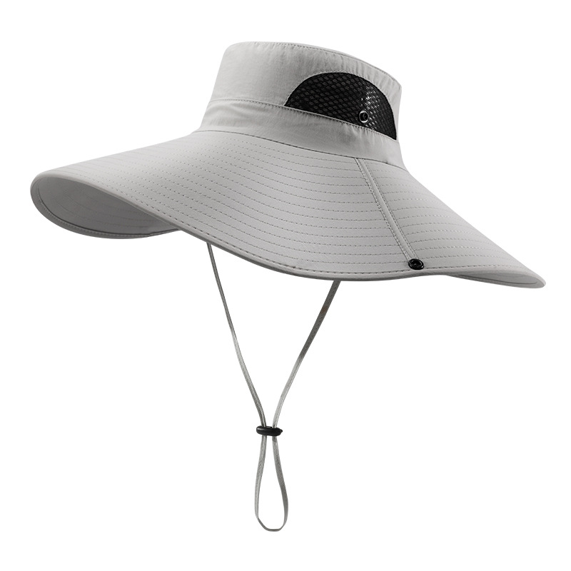 Hat Men Bucket Hat Quick-Drying Sun Hat Outdoor UV-Proof Sun-Proof and Breathable Mountaineering Fishing European and American Xmz78