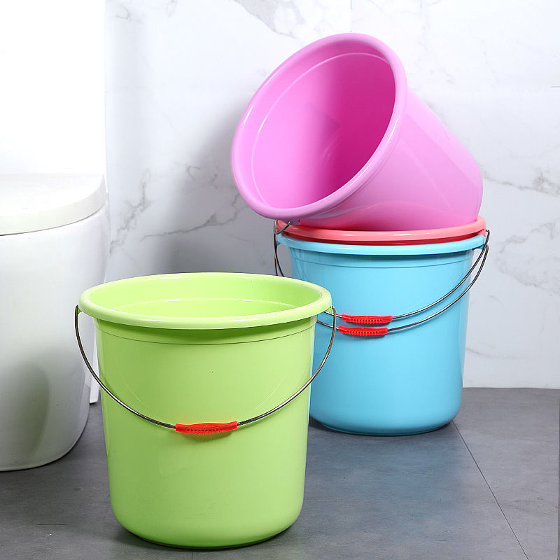 手提加厚家用塑料大号水桶储水桶学生宿舍用洗澡桶洗衣桶洗脸盆