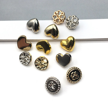 衬衫纽扣批发金属衬衣高脚手缝女衣服衬衫扣装饰辅料小钮扣扣子