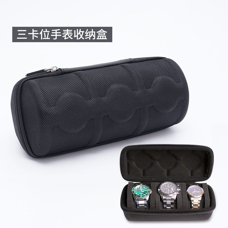 3卡位手表收纳包机械手表收纳盒eva手表通用收纳包三表位硬壳包装