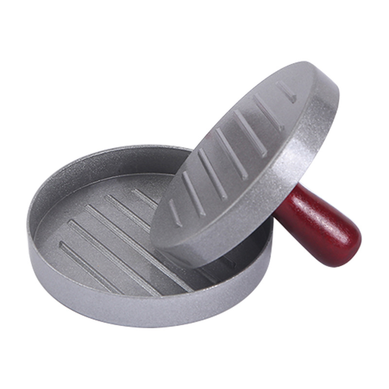 304 Stainless Steel Hamburger Meat Pressing Machine round Hamburger Meat Cake Mold Household Manual Meat Pressing Machine Wholesale