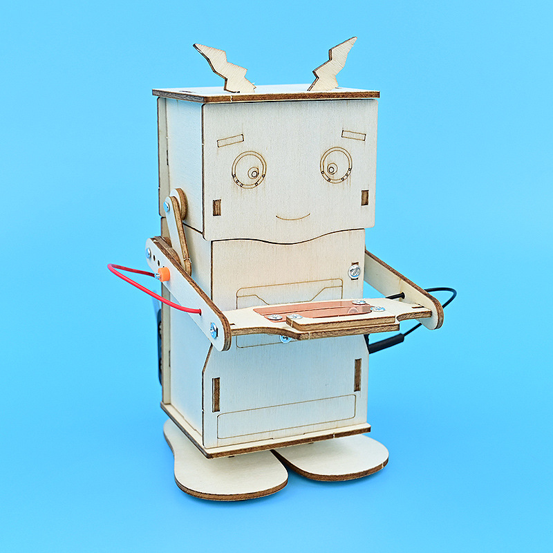 吞币机器人科技小制作学生发明创造材料包steam教具器材diy配件包