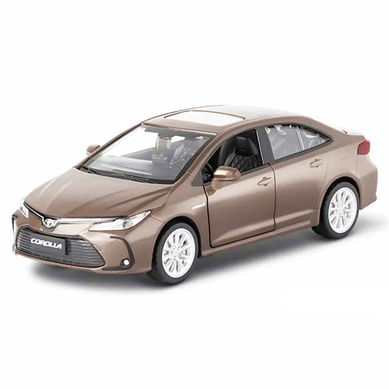 丰田授权卡罗拉仿真corolly合金车1:32模型开门收藏摆件儿童玩具