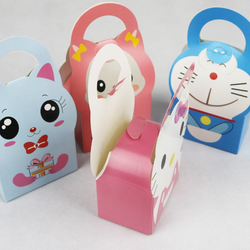 幼儿园零食小礼盒儿童生日糖果盒空盒卡通伴手礼宝宝喜糖盒子礼品