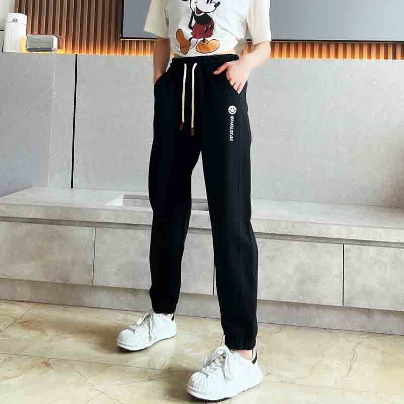 Summer Casual Pants Women's Loose Track Pants Korean Style Large Size Sweatpants Fashion Pants Women's Pants Women's Pants 3372