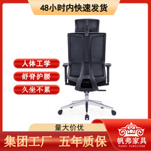 舒适护腰人体工学椅商务老板经理办公椅家用升降旋转电脑网椅