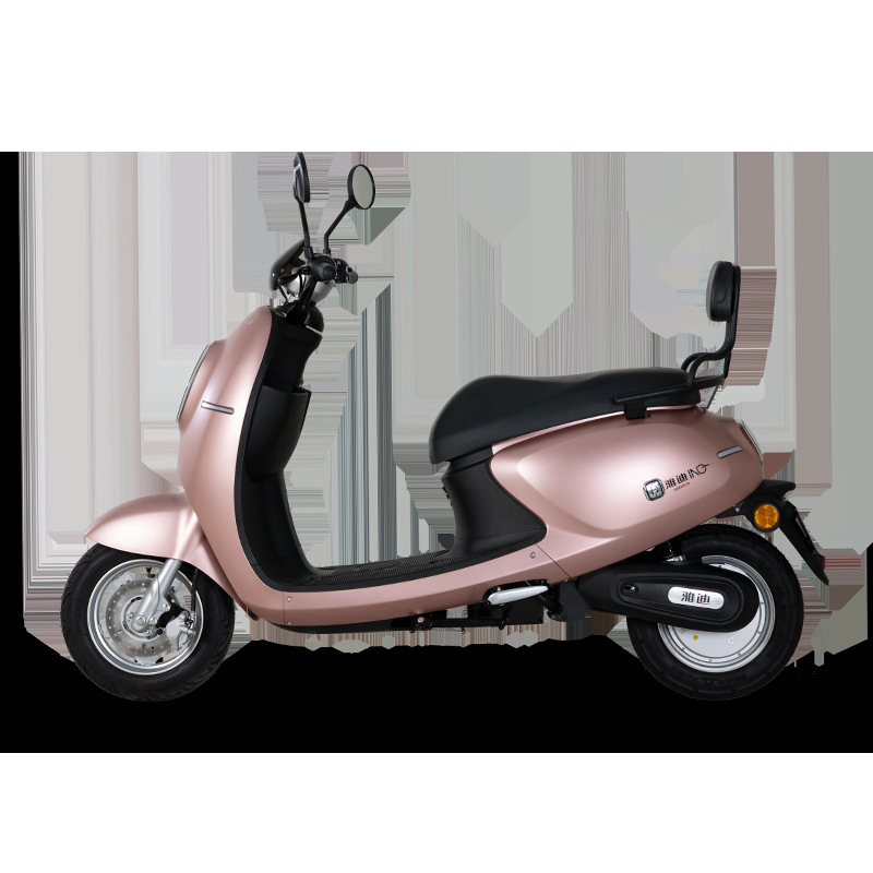 雅迪小龟王复古电动车小型上班代步石墨烯电瓶车女士轻便摩托车60