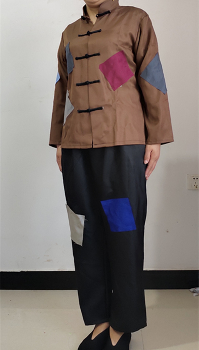 新款古装乞丐服装演出服儿童男女古代叫花子要饭衣服破烂补丁装