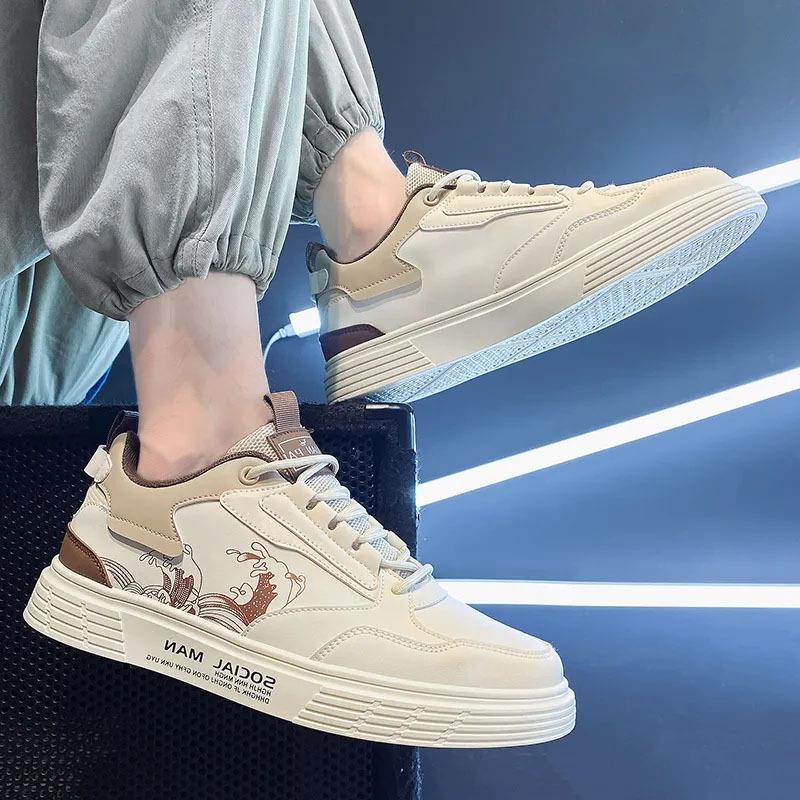 sport shoe 2023 New Summer Casual Stylish Sports Flat Men's Shoes Casual Junior High School Men Easy Wear Tide Shoes Wholesale