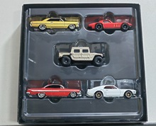 火轮速度与激情珍藏礼盒A款礼盒装合金模型儿童玩具小车HKF07