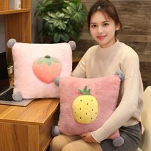 一件代发创意水果系列毛绒玩具水果抱枕靠垫抱枕可爱水果
