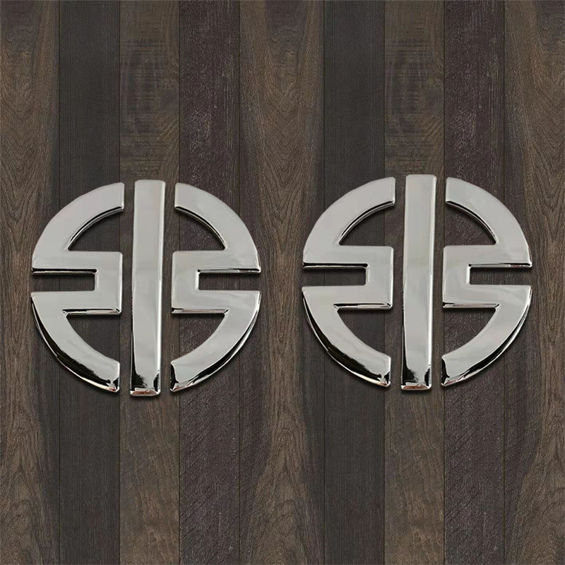 适用于川崎重工h2r ninja400 650火神3d立体标志贴纸金属车标贴花