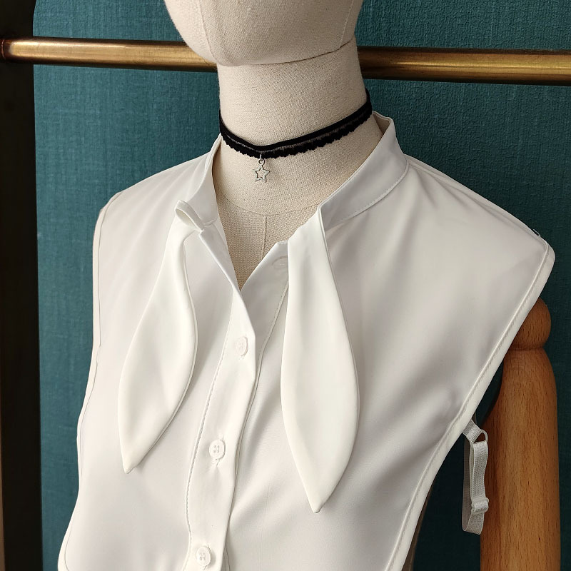 兔耳朵假领子女士多功能减龄假衣领百搭假衬衣内搭装饰领