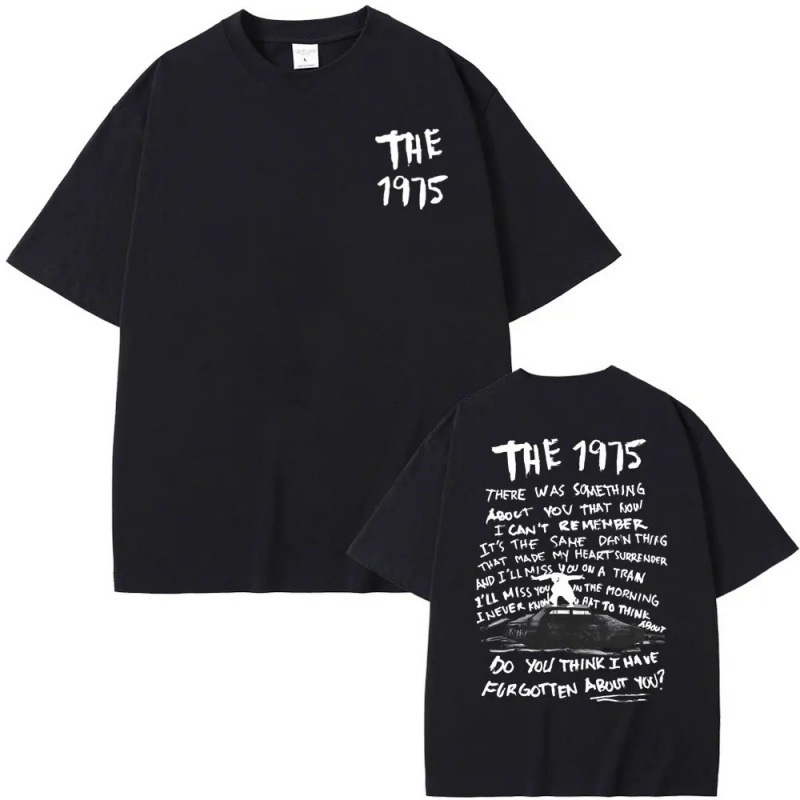 The 1975 about You Graphic Print T-shirt跨境欧美短袖T恤女夏