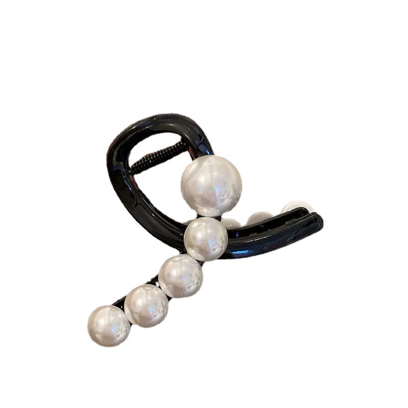 Very Good ~ Ins Simple Grip Female 2023 New Pearl Hairpin Headdress Temperament Shark Clip High-End Sense