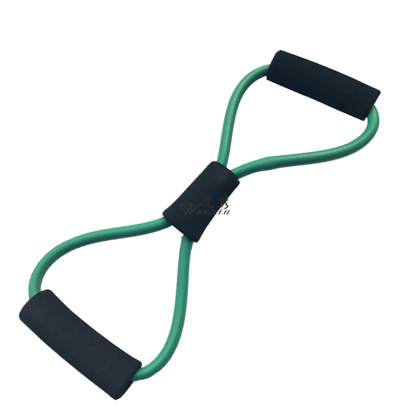 8字拉力器背部训练手臂锻炼弹力绳家用开肩颈 瑜伽拉伸带美背神器